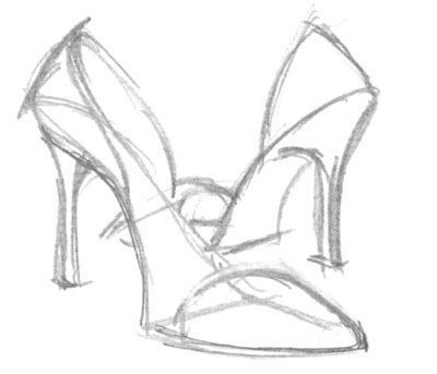 Design Shoes Drawing, Drawing High Heels, Shoe Drawings, Paint Books, Croquis Drawing, Shoes Sketch, Fashion Illustrations Techniques, Fashion Drawing Sketches, Architecture Design Drawing