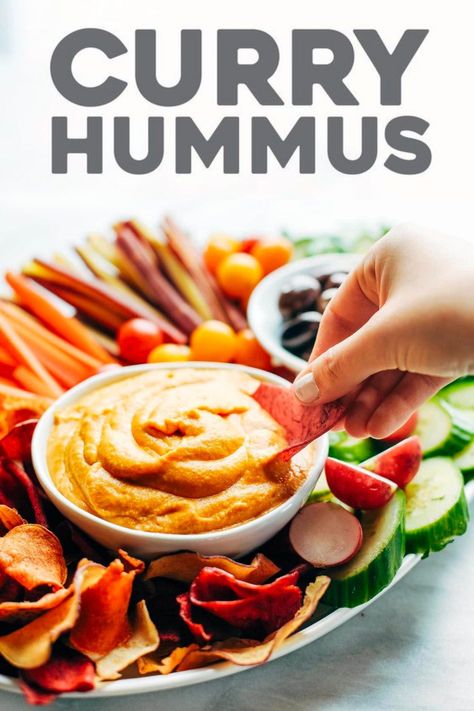 Curry Hummus: smooth, creamy, and perfect for a healthy snack or in a wrap for an awesome lunch. gluten & dairy free. YUM. | pinchofyum.com Curry Hummus Recipe, Curry Hummus, Pinch Of Yum, Gluten Dairy Free, Easy Eat, Hummus Recipe, Healthy Gluten Free, Savory Snacks, Vegan Recipes Healthy