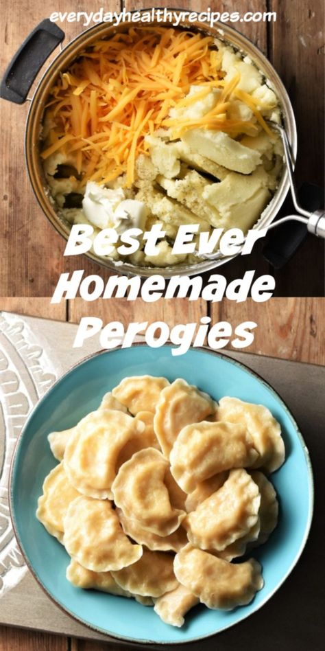 Pierogies Homemade, Homemade Pierogies, Homemade Perogies, Perogies Recipe, Pierogi Recipe, Ukrainian Recipes, Creamy Potato, European Food, Potato Dishes