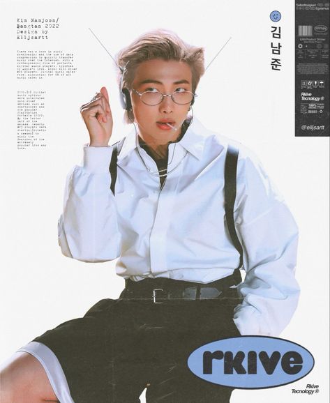 RM namjoon poster aethetic