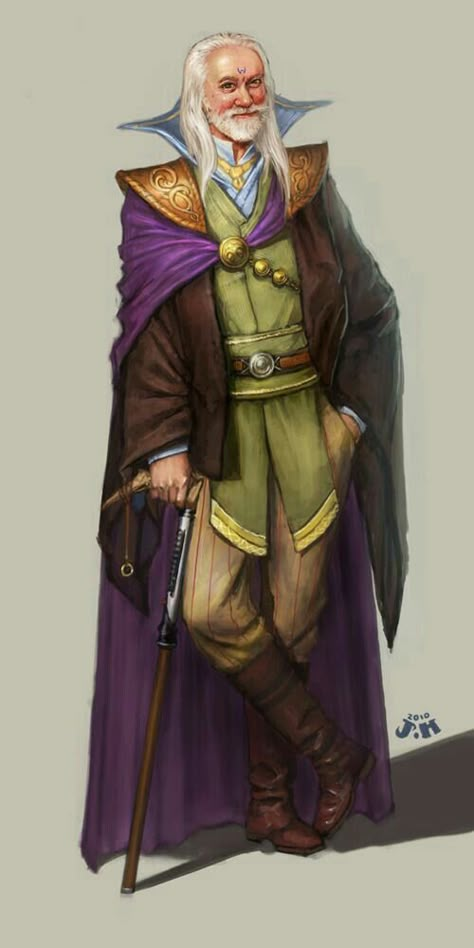 Old Human Wizard - Pathfinder PFRPG DND D&D d20 fantasy Illustration Fantasy, Pathfinder Character, Fantasy Wizard, Oldest Human, Pathfinder Rpg, Fantasy Portraits, Human Male, Dungeons And Dragons Characters, Fantasy Male