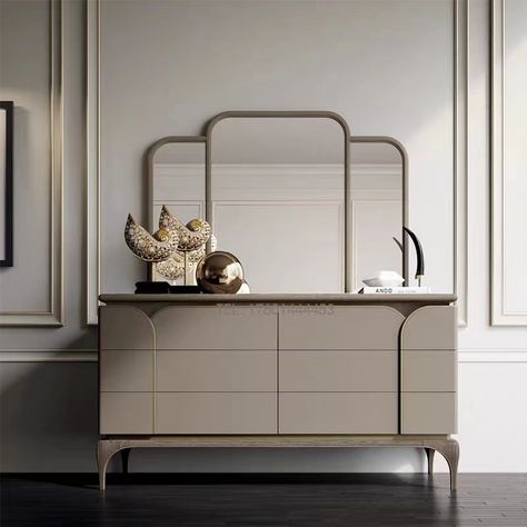 Dressing Unit, Wooden Chest Of Drawers, Lacquered Sideboard, Contemporary Sideboard, Classical Furniture, Walnut Doors, Console Furniture, Dressing Table Design, Contemporary Cabinets