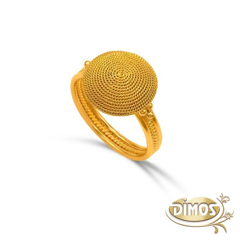 Dimos 22k Gold Neoclassical Filigree Ring. Handmade Ethnic Jewelry. Anniversary Gift. https://etsy.me/3frRV4e #gold #women #filigreegoldring #ethnicjewelry #goldgreekring #greecejewelry #classicring #elegantjewelry #timelessring 22k Gold Rings Women, Lingot D'or, 22k Gold Ring, New Gold Jewellery Designs, Gold Bars, Gold Rings Fashion, Gold Ring Designs, Rope Design, Bridal Gold Jewellery