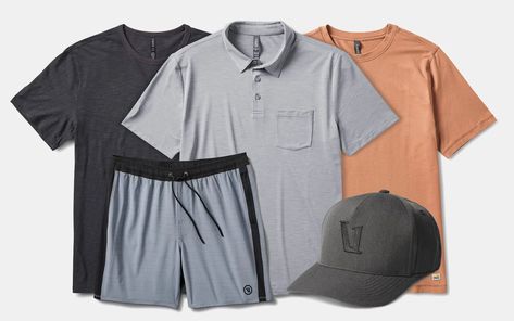 Vuori Clothing: Four Ways To Dress This Summer | GearMoose Mens Shorts Outfits, Half Zip Hoodie, Mesh Shorts, Gym Shorts, Summer Ready, Performance Outfit, Cotton Polo, Athletic Fits, Perfect Shirt