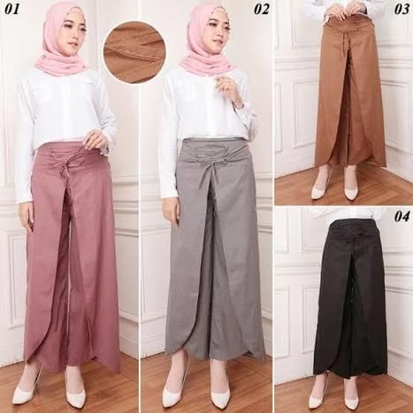 celana kulot yang dibuat dari bahan katun, Dengan lingkar celana yang lebar sehingga membuat kalian nyama untuk bergerak. Juga bisa dipakai untuk bekerja Ngampus dan ke acara kondanga. Ootd Hijab, Fashion Inspiration, Batik, Harem Pants, Ootd, Style Inspiration, Pants, Trousers