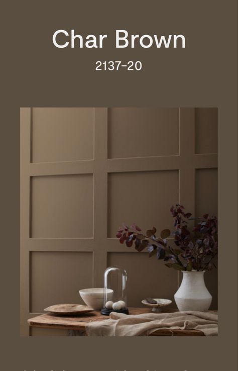 Latte Wall Color, Cinnamon Slate Benjamin Moore, Brown Paint Colors, Pale Oak, Complimentary Colours, House Color Palettes, Benjamin Moore Paint, Paint Swatches, House Color