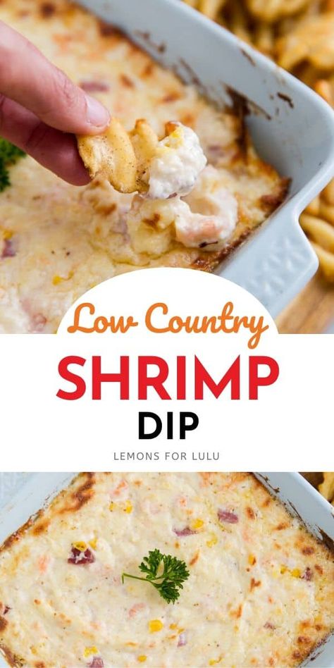 A Low Country Boil is a fun meal for sure, but how about taking that meal and turning into a fun, unique shrimp dip!  This dip is cheesy, spicy, and bound to be a crowd favorite! Boil Shrimp, Low Country Boil Party, Shrimp Dip, Hot Crab Dip, Country Boil, Low Country Boil, Country Recipes, Shrimp Boil, Easy Snack Recipes