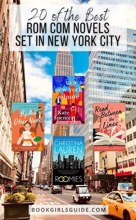 Rom Com Books Set in New York Rom Com Books Recommendations, Best Rom Com Books, Rom Com Book Recs, New York Times Books, Comedy Books, Books Set In New York City, Romantic Comedy Books, Feel Good Books, Books To Read For Women