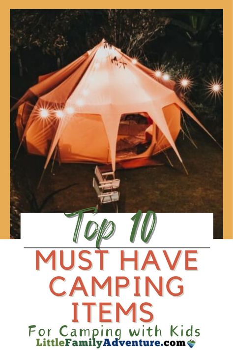 10 Must Have Camping Items for a Hassle Free Trip with Kids Family Camping Essentials, Fun Camping Ideas, Camp Memories, Budget Friendly Travel, Camping Items, Dream Family, Camping Essentials, Aid Kit, Make Memories