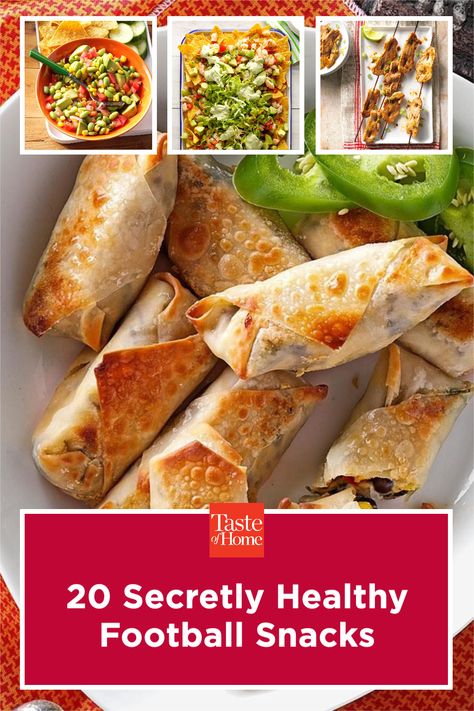 20 Secretly Healthy Football Snacks Football Healthy Party Food, Healthy Game Day Snacks Football Season, Game Day Snacks Healthy, Healthy Football Food Ideas, Low Calorie Football Snacks, Football Inspired Food, Elevated Football Food, Thanksgiving Football Food, Healthy Game Night Snacks