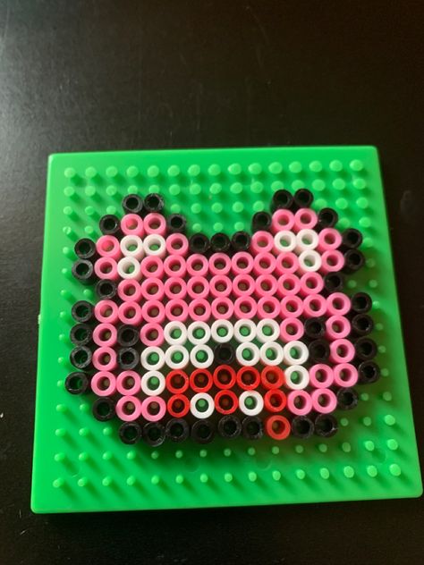 Bfdi Perler Bead, Cute Melty Beads, Gloomy Bear Pixel Art, Things To Make Out Of Perler Beads, Band Perler Beads, Scene Perler Bead Patterns, Small Perler Patterns, Gloomy Bear Perler, Scene Perler Beads