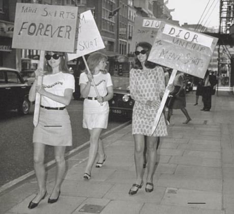 1960's Fashion - Feminism in the 1960′s and Its Effect on Fashion 60s Mini Skirt, Second Wave Feminism, 60s Mod Fashion, Womens Movement, Feminist Movement, Protest Art, Test Shoot, Mary Quant, Dior Forever