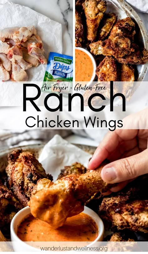 Gluten Free Chicken Wings, Chicken Wings Recipe Oven, Baking Frozen Chicken, Ranch Chicken Wings, Chicken Wing Recipes Fried, Best Chicken Wing Recipe, Air Fry Chicken Wings, Frozen Chicken Wings, Cooking Frozen Chicken