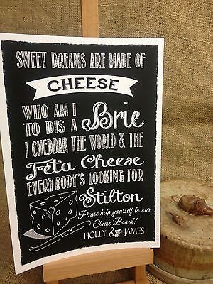 CHEESE SONG for board PERSONALISED chalkboard style print sign WEDDING PARTY Cheese Board Diy, Cheese Board Wedding, Chalkboard Art Quotes, Cheese Wedding Cake, Personalized Cheese Board, Cheese Bar, Wedding Signs Diy, Cheese Party, Chalkboard Style