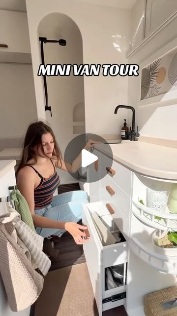 Valérie Bourdonnec on Instagram: "MINI VAN TOUR #vantour" Mini Van Camping, Small Van Conversion, Mini Van Conversion, Mini Van Camper, Van Conversion Ideas, Mini Motorhome, Converted Vans, Van Tour, Van Build