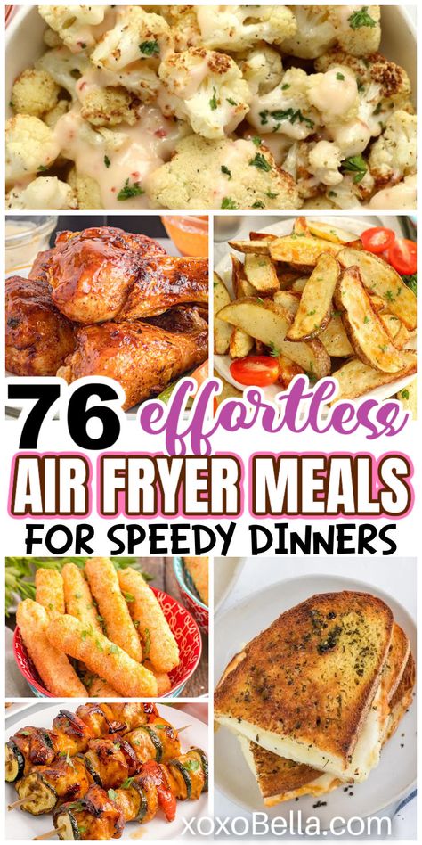 Effortless air fryer recipes Honey Chicken Thighs, Mini Meatloaf Recipes, Air Fryer Dinner, How To Cook Hamburgers, Parmesan Crusted Potatoes, Air Fryer Meals, Air Fryer Fried Chicken, Garlic Parmesan Wings, Air Fryer Chicken Tenders