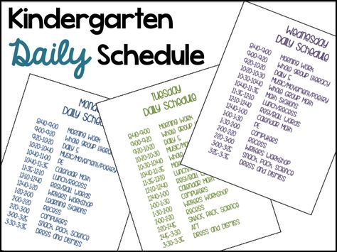 Kindergarten Classroom Schedule, Kindergarten Schedule, Schedule Ideas, Differentiated Kindergarten, Daily Schedules, Classroom Planning, Travel Humor Quotes, Classroom Schedule, Preschool Schedule