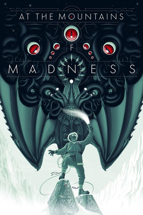 Jay Gordon, At The Mountains Of Madness, Lovecraft Art, Cthulhu Art, Mountains Of Madness, Call Of Cthulhu Rpg, Lovecraft Cthulhu, Weird Fiction, Lovecraftian Horror