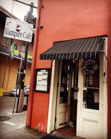 New Orleans Vampire Cafe on Instagram: "Join us for 🦇Weekend Brunch🦇 Sat & Sun 🍹 9am-1pm ⚰️ Special menu 🩸Bloodies 🍊Bottomless Mimosas" Vampire Cafe New Orleans, New Orleans Vampire, Vampire Cafe, New Orleans Cafe, New Orleans Food, Southern Things, New Orleans Fashion, Bottomless Mimosas, Big Easy