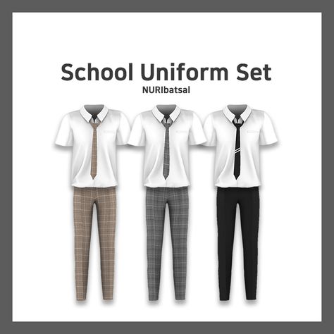 Male School Uniform, Sims 4 Male, Male Sims, Sims 4 Men Clothing, Boys School Outfits, Sims 4 Male Clothes, Sims 4 Cc Eyes, Sims 4 Traits, Sims 4 Anime