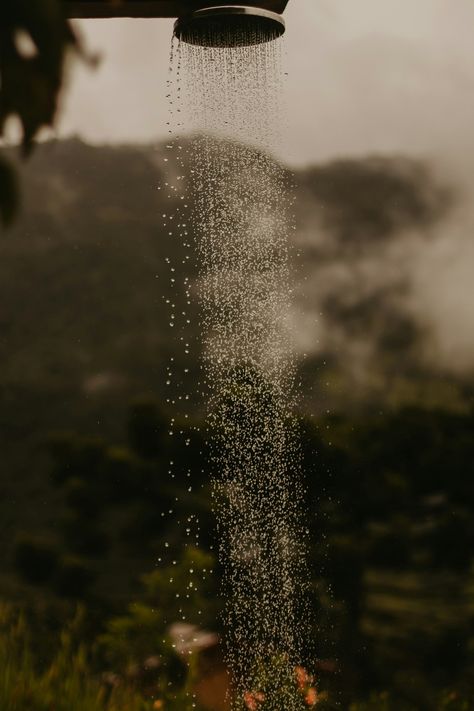 When you can't bathe outside in nature, bring nature inside to bathe. Our formulas are good for you and good for the earth. XOXO H 🌱 Elevated bathing since 2014 Outdoor Shower Aesthetic, Shower Aesthetic, Bathroom Shower Heads, Shower Tent, Rainfall Shower Head, Water Usage, Big Bathrooms, Rainfall Shower, Shower Cleaner