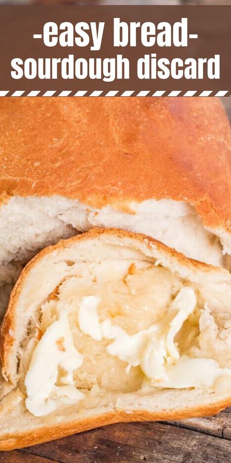 Sourdough Discard Sandwich Bread, Discard Sandwich Bread, Discard Bread, Dough Starter Recipe, Easy Sourdough Bread Recipe, Bread Machine Recipe, Sourdough Bread Starter, Bread Sourdough, Sourdough Starter Discard Recipe