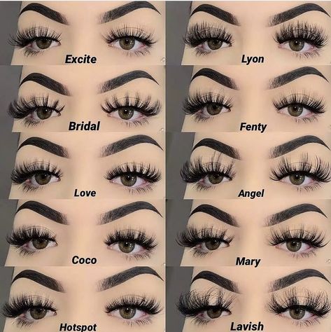 Lash Names, Color Lashes, Big Lashes, Mink Lash Extensions, Perfect Eyelashes, Lash Vendors, Eyelash Case, Cute Curly Hairstyles, Silk Lashes