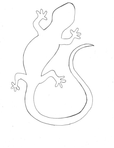 Lizard Art Preschool, Lizard Template, Reptiles Preschool, Lizard Craft, Zoo Education, Desert Crafts, Rainforest Crafts, Lizard Tattoo, Rainforest Animals