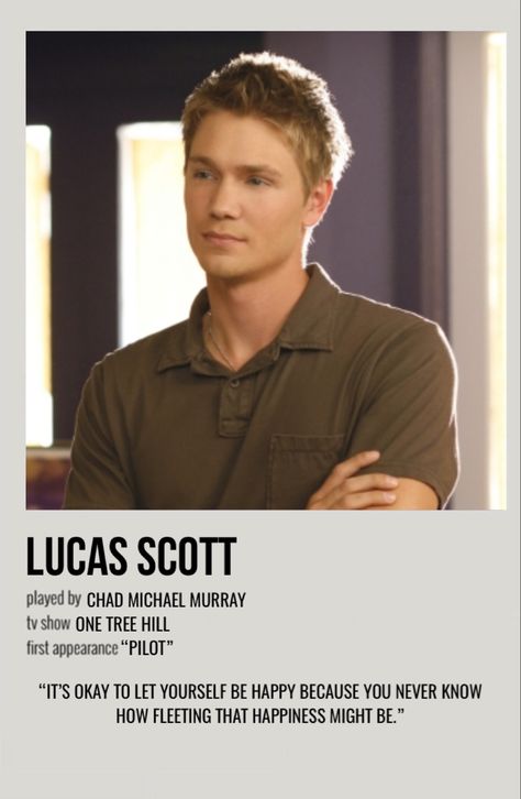 Luke Scott One Tree Hill, One Tree Hill Characters, One Tree Hill Polaroid Poster, Lucas Scott Aesthetic, Haley James Scott Aesthetic, Lucas One Tree Hill, Les Freres Scott, One Tree Hill Poster, Lucas Scott One Tree Hill