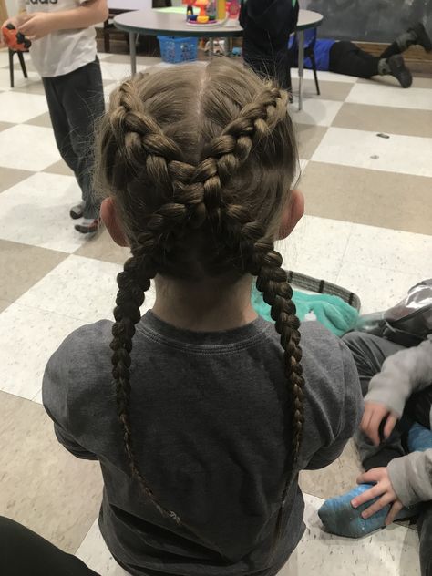 Crossed Braids, Cross Over Dutch Braid, Dutch Braid Hairstyles For Softball, Cross Dutch Braid, Crossed Dutch Braids, Cris Cross Hair Hairstyles, Criss Cross French Braids, Softball Braided Hairstyles, Soccer Braids