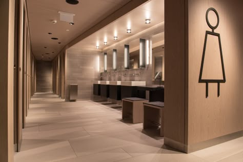 Office Bathroom Design, Public Restroom Design, Restroom Architecture, Commercial Bathroom Designs, Ladies Restroom, School Building Design, School Bathroom, Restroom Design, Gym Interior