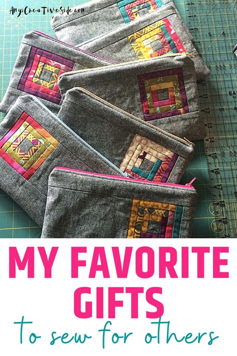 These are my favorite DIY gifts to make. Be sure to make extras for last-minute holiday gift needs! Quilted Hostess Gifts, Quick Fabric Gifts To Make, Quilted Projects To Sell, Small Gifts To Sew For Women, Sewing Gifts For Nurses, Handmade Sewn Christmas Gifts, Gifts To Quilt, Quick Quilting Projects Gift, Quick Quilted Gifts