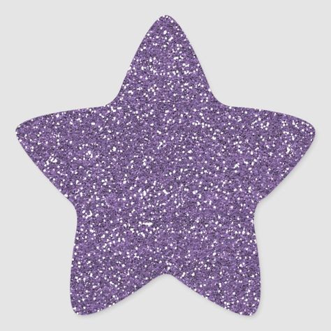 Purple Faux Glitter Star Sticker Size: Small, 1½ inch. Gender: unisex. Age Group: adult. Wallpaper Tablet, 40 & Fabulous, Deep Turquoise, Turquoise Wedding, Glamour Beauty, Star Background, Fabulous Birthday, Mint Wedding, Toddler Rooms