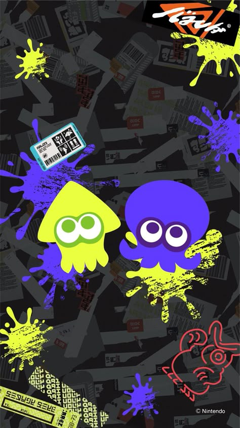 Iphone Wallpaper Nintendo, Splatoon 3 Wallpaper, Splatoon Wallpaper, Blue Watercolor Wallpaper, Nintendo Splatoon, Splatoon 2 Art, Splatoon Comics, Sublimation Ideas Projects Inspiration, Splatoon 3