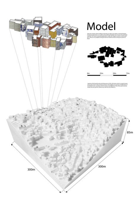 Regeneration of the Favela de Rocinha Slum / Jan Kudlicka,site plan 01 High Density Architecture, Narrative Architecture, Favelas Brazil, Architectural Representation, Urban Design Architecture, Project Presentation, Presentation Layout, Landscape And Urbanism, Layout Architecture