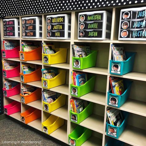 Classroom Mailboxes, Classroom Goals, Book Bins, Class Organization, New Classroom, Creative Storage, Classroom Design, Classroom Setup, Classroom Inspiration