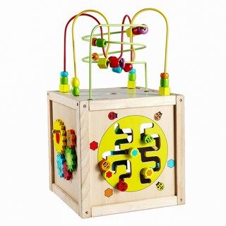 Classic Toy Multi-Activity Cube Cube Toy, Activity Cube, Manhattan Toy, Toddler Age, Activity Centers, Baby Play, Classic Toys, Early Learning, Toddler Toys