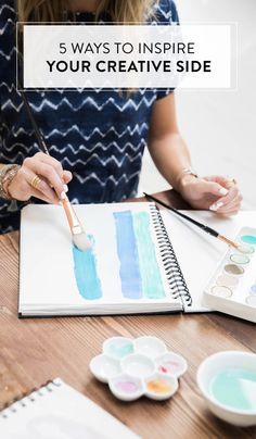 5 ways to inspire your creative side. Advice Column, Concept Development, 2023 Vision, Acrylic Painting For Beginners, Creative Block, Girl A, Artist Life, Art Business, Creative Outlet