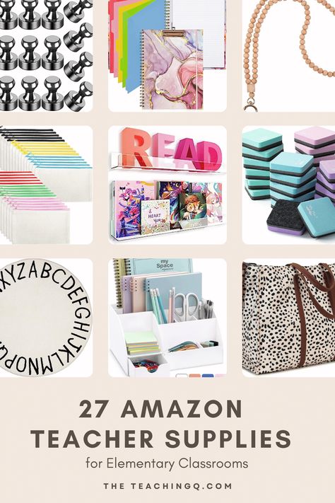 27 Amazon Teacher Supplies and Must-Haves for the Elementary Classroom. This Amazon Teacher Supplies List will help you create a successful learning environment with the right tools and resources for Elementary. Amazon Teacher Must Haves, Teacher Supplies List, Classroom Supplies List, School Supplies List Elementary, Teacher Wish List, Teacher Classroom Supplies, Teacher List, Classroom Items, Classroom Wishlist