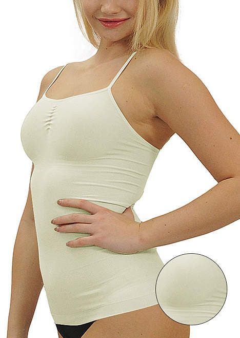 Emzik Form Women's Camisoles White - White Shaping Camisole - Set of Two #Sponsored , #AD, #Women#Camisoles#Emzik Camisole Set, Womens Camisoles, Vintage Style Outfits, White White, Camisole Top, Bodycon Dress, One Piece, Tank Tops, Women's Top