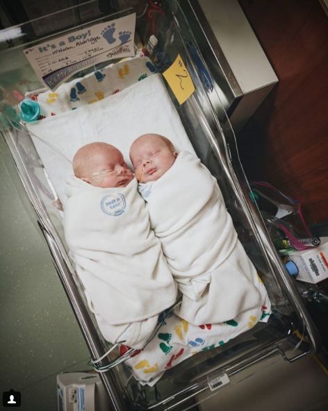 A photo of the twins in the NICU. I loved these overhead shots from my cell phone, they always seem to bring me back to the moments, hours and days that I stood over this bassinet waiting for you both to come home!  The boys are swaddled in Halo Sleepsacks!  #halo #halosleep #twins #nicuphotography #nicu #twinsinthenicu #newborntwins #fresh48twins #fresh48 #hospitalphotos #babies #babyphotography #idahofalls Delivery Hospital, Bring Me Back, Twin Photography, Twin Photos, Hospital Stay, Hospital Photos, Delivery Photos, Newborn Twins, Labor Delivery