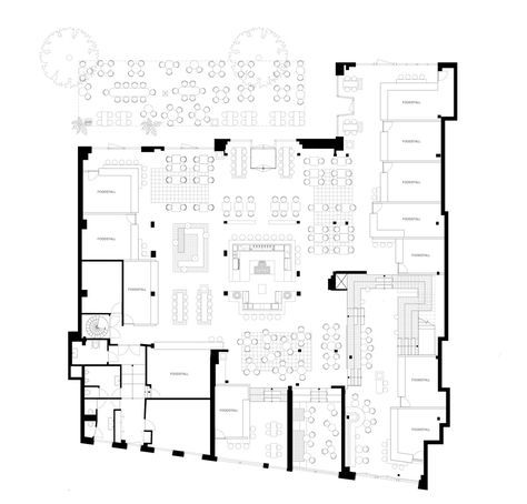 Studio Modijefsky, Dining Plan, Babymoon Photos, Internal Courtyard, Rest Area, Staples Center, Mini Clubman, Indian Restaurant, Ground Floor Plan