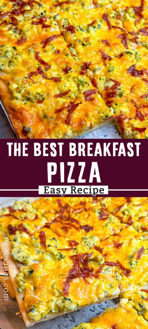 It’s no secret that we all really love pizza. However this elevated breakfast pizza recipe takes it to a whole new level. There’s no better way to start a beautiful day with your family. Best Breakfast Pizza, Elevated Breakfast, Pizza Crescent Rolls, Easy Breakfast Pizza, Breakfast Pizza Recipe, Pasta Bread, Sandwich Lunch, Bread Sandwich, Homemade Breakfast