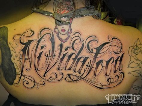 Mi Vida Loca. "my crazy life" Mi Vida Loca Tattoo, Loca Tattoo, Tattoos Meaning Strength, Teardrop Tattoo, Girl Back Tattoos, Chicano Style Tattoo, Dot Tattoos, O Tattoo, Chicano Tattoos