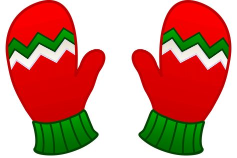 Christmas Mittens, Green Mittens, Snow Mittens, Scrapbook Patterns, Clothes Clips, Winter Outfits Warm, Winter Clipart, Winter Mittens, Knit In The Round