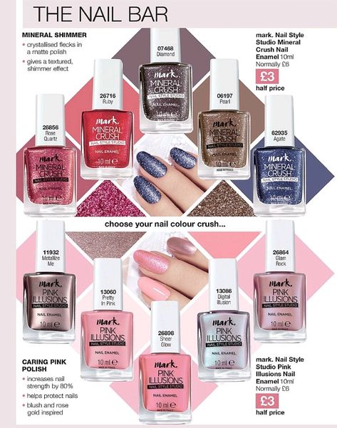 #Avon #nails Avon Nail Polish, Avon Nails, Avon Lipstick, Avon Mark, Avon Cosmetics, Pretty Nail Polish, Avon Products, Club Color, Manicure Ideas