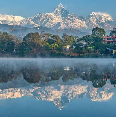 Pokhara Nepal Photography, Nepali Aesthetic, Pokhara Lakeside, Nepal Mountains, Mountain Painting Acrylic, Monte Everest, Nepal Culture, Nepal Kathmandu, Mountain Pictures