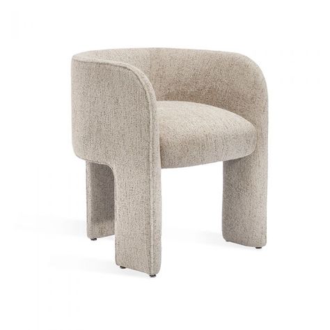 Trilogy Dining Chair Chic Accent Chairs, Chairs For Living Room, Comfy Accent Chairs, Fabric Accent Chair, Upholstered Accent Chairs, Glam Room, Upholstered Chair, Meridian Furniture, Luxury Dining