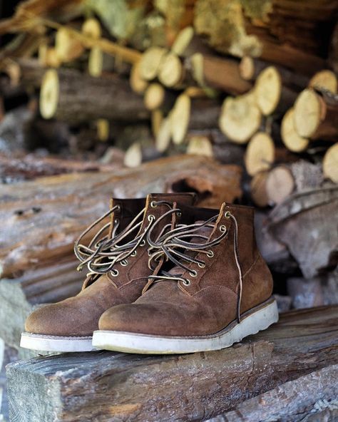 Stitchdown on Instagram: “Welcome to the weekend.⁣ ⁣ 🥾: @vibergboot Scout Boot in aged bark roughout ⁣ ⁣ #viberg #vibergboot #vibergboots #vibergscout #roughout…” Viberg Boots, Chukka Boots, The Weekend, Ankle Boot, Boots, On Instagram, Clothes, Instagram