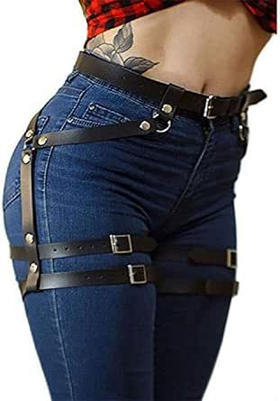 Thigh Harness, Leg Garters, Waist Belts, Leather Harness, Club Parties, Club Party, Women Leather, Garters, Waist Belt